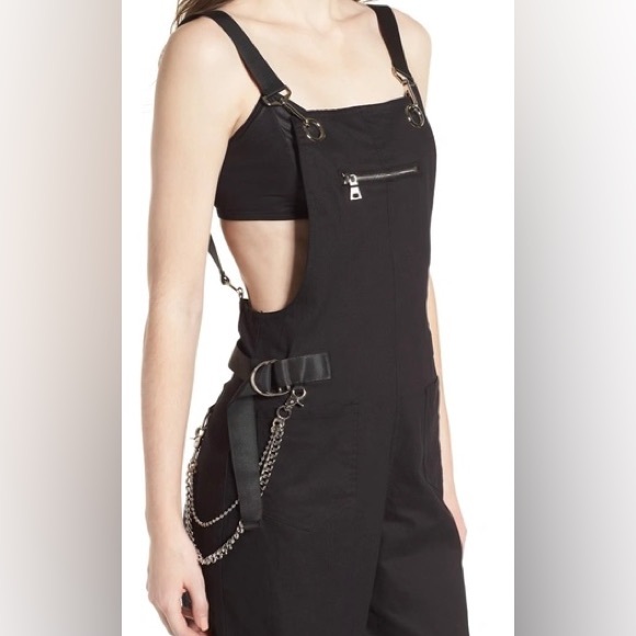 I.AM.GIA Cobra Jumpsuit Black  Overalls Cargo Carpenter Streetwear Goth Y2k XS - Picture 5 of 7